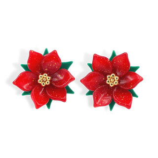 POINSETTIA STUD BRIANNA CANNON EARRINGS