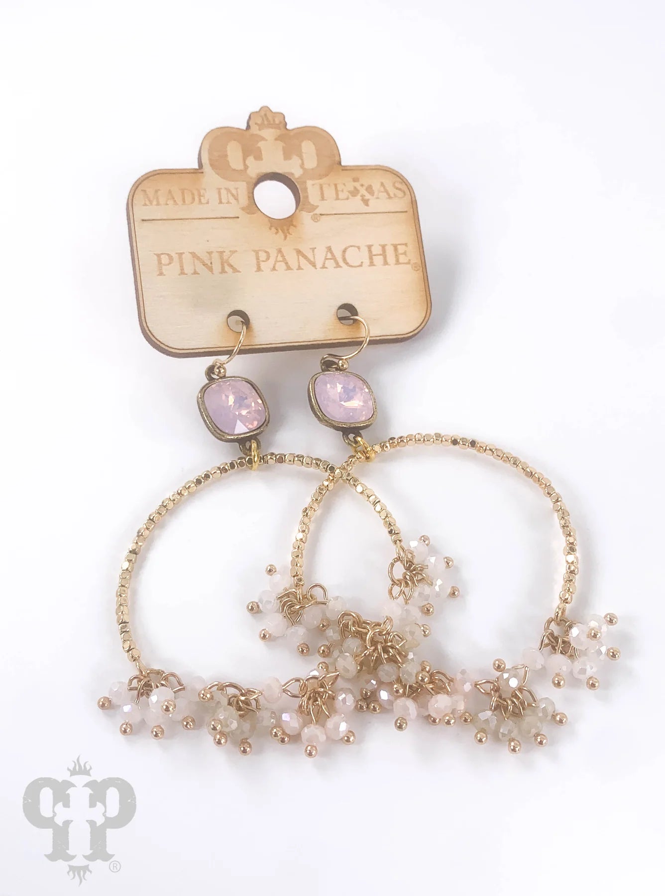 Petal pink pink panache earrings