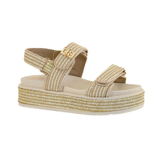 Corkys Go For It Sandal in Sand Raffia