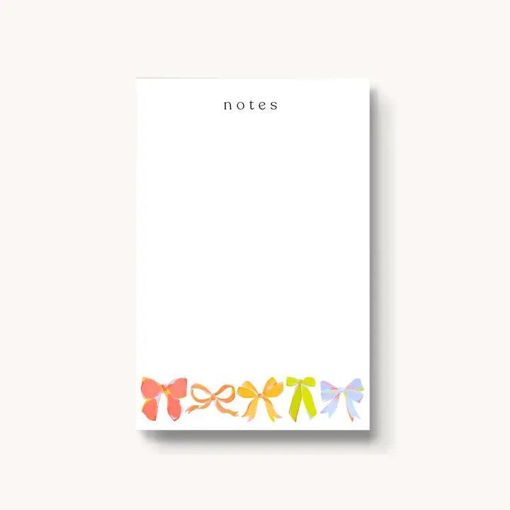 Rainbow Bows Notepad