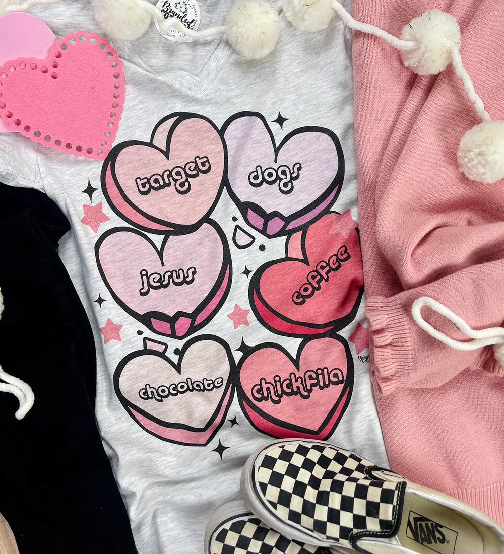 RETRO CANDY HEARTS TEE