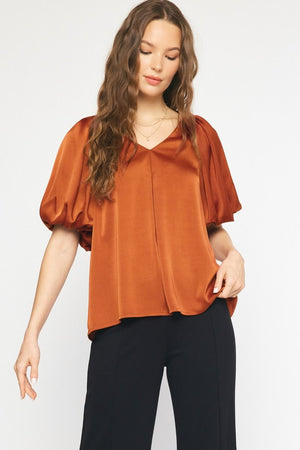 RILEY RUST TOP