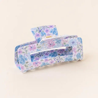Claw Clip-Secret Garden Blue