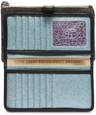 SLIM WALLET STEELY CONSUELA