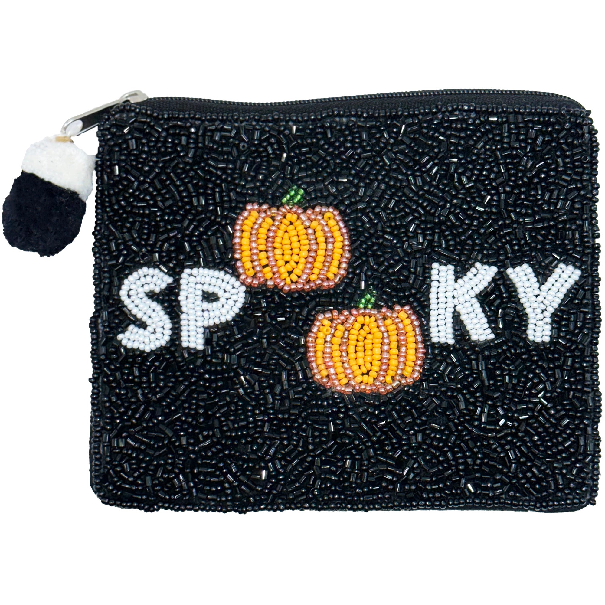 SPOOKY HALLOWEEN PUMPKIN COIN POUCH