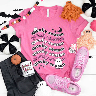 PINK SPOOKY SEASON HALLOWEEN TEE