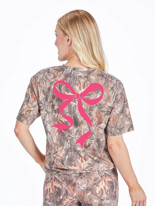SIMPLY SOUTHERN BOW CAMO TEE