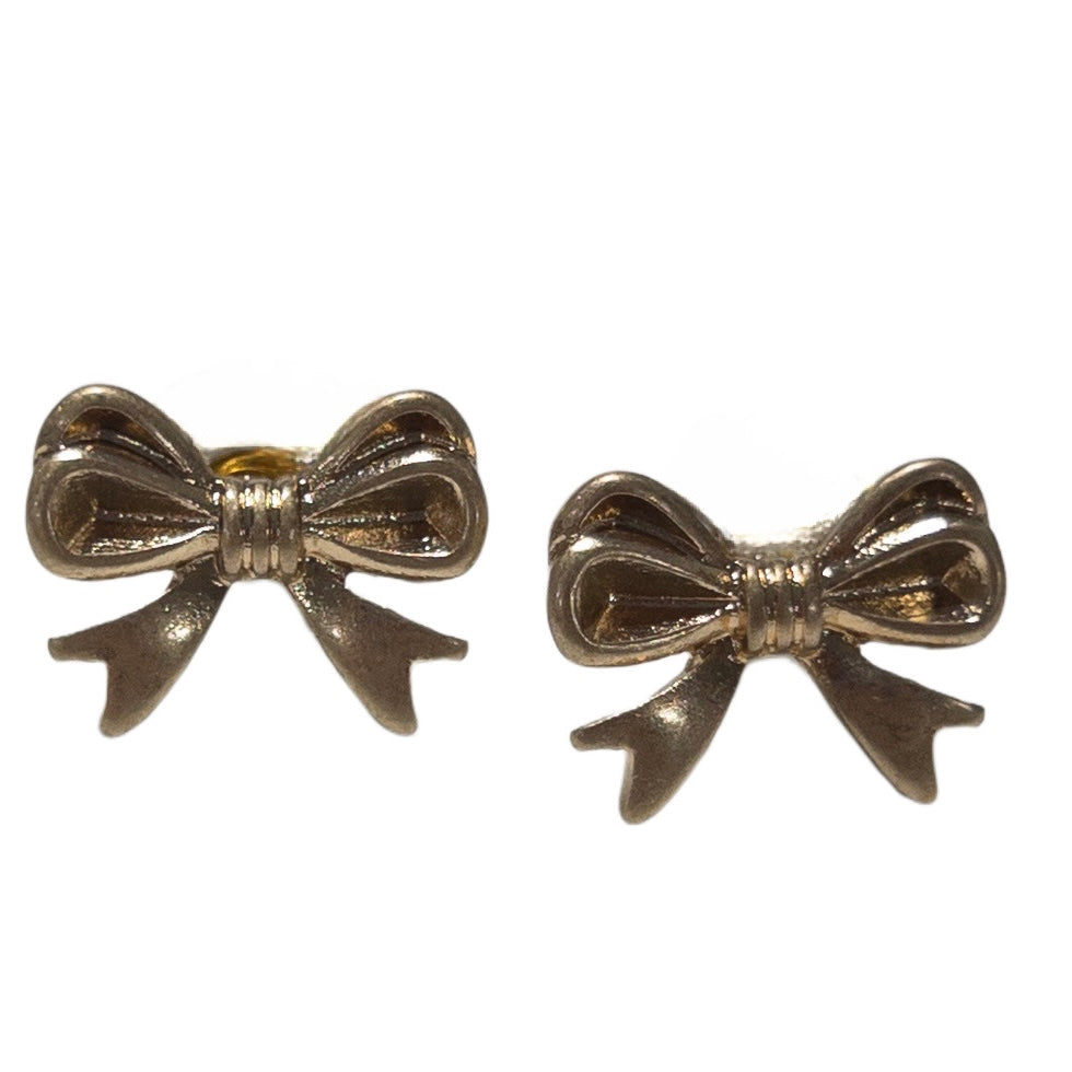 STEPHANIE BOW STUD EARRINGS