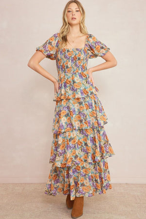 SUSANNAH FLORAL MAXI DRESS