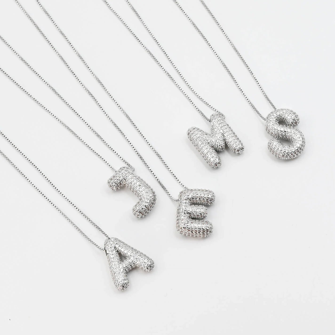 ** PRE ORDER** Silver Crystal Balloon Initials