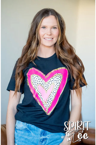 HEART WITH PUFF TEE