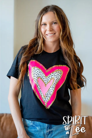 HEART WITH PUFF TEE