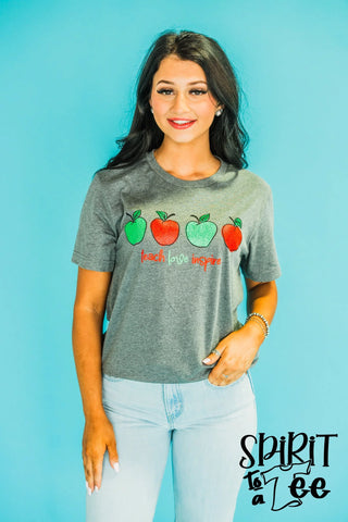 SATURDAY STEAL TEACH LOVE INSPIRE TEE