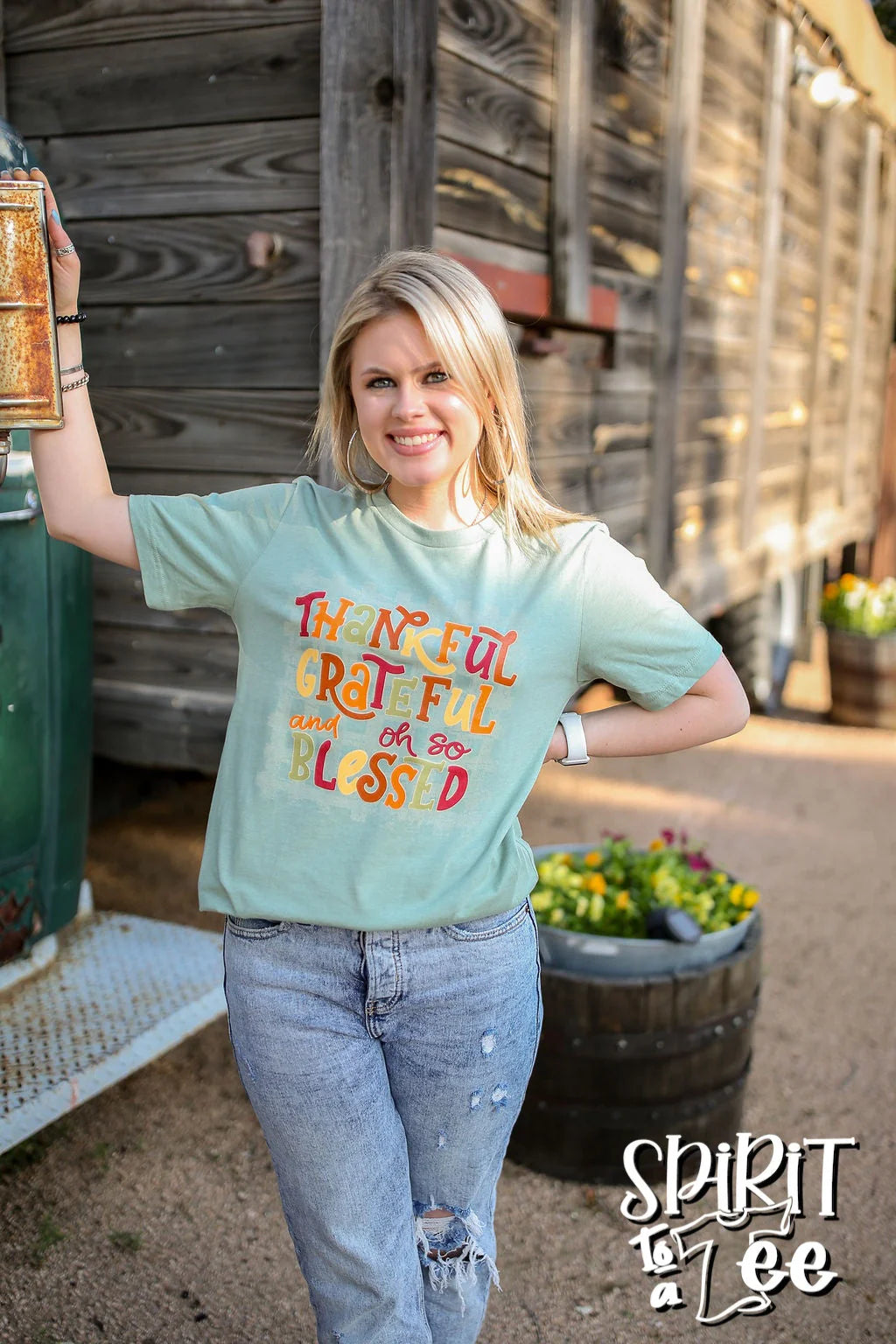 Thankful Grateful & oh so Blessed Tee