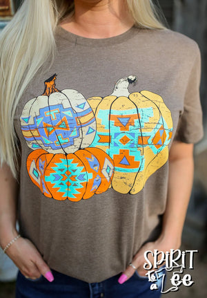 AZTEC PUMPKINS TEE