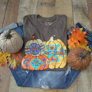 AZTEC PUMPKINS TEE