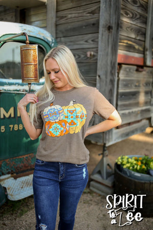 AZTEC PUMPKINS TEE