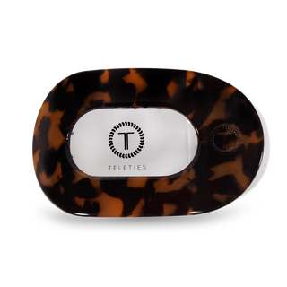 Round Flat Hair Clip | Large | Tortoise