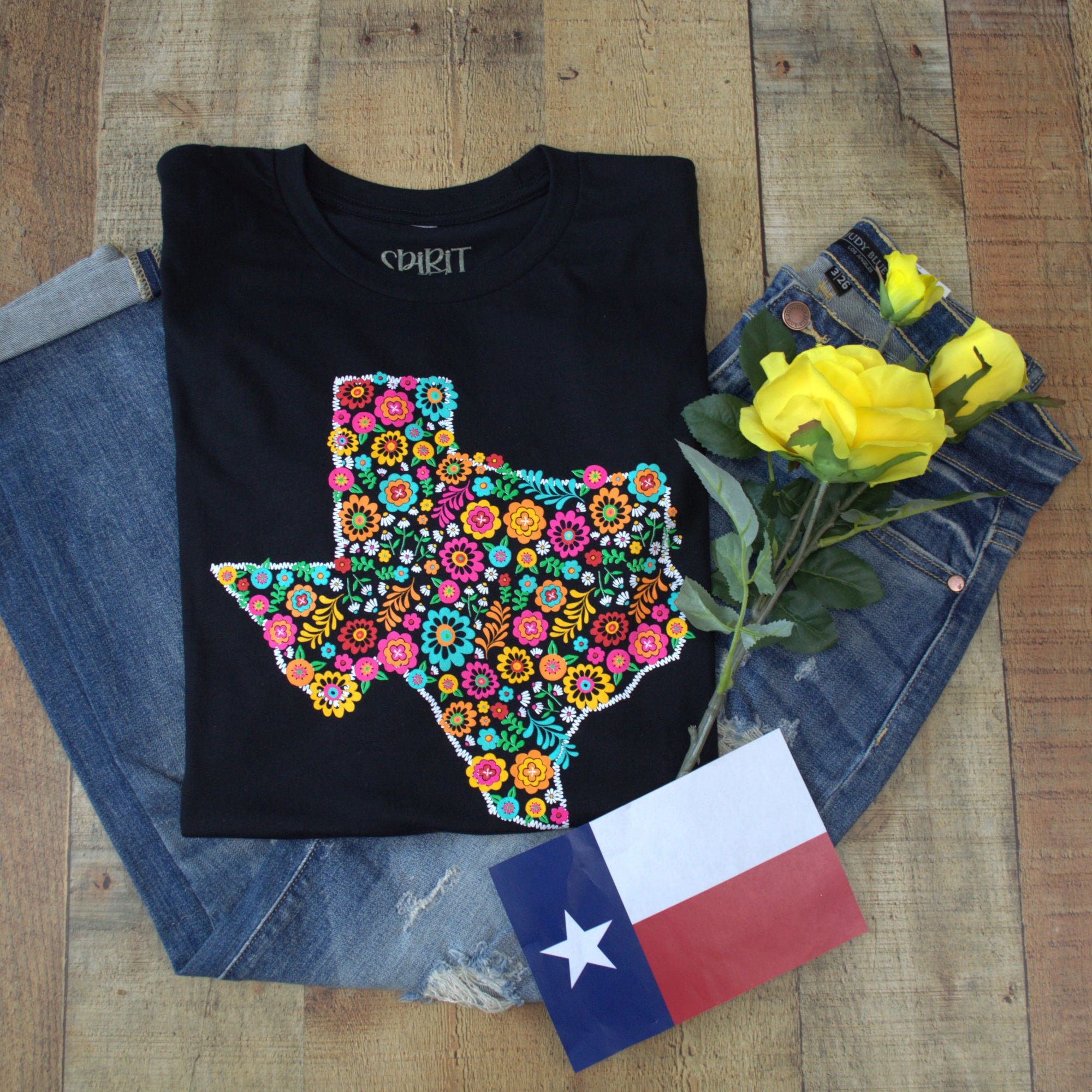 Texas Bright Flowers Tee