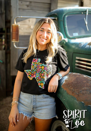 Texas Bright Flowers Tee