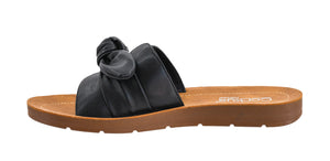 CORKYS TOO CUTE BLACK SANDALS