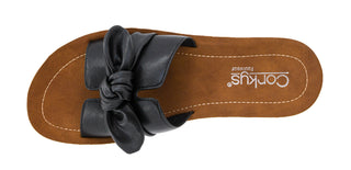 CORKYS TOO CUTE BLACK SANDALS