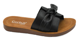 CORKYS TOO CUTE BLACK SANDALS