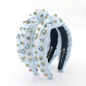 BRIANNA CANNON CHILD SIZE LIGHT BLUE TEXTURED HEADBAND