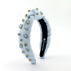 BRIANNA CANNON CHILD SIZE LIGHT BLUE TEXTURED HEADBAND