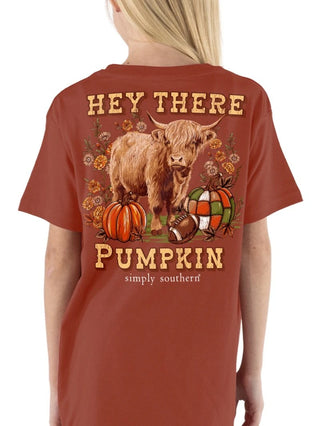SIMPLY SOUTHERN HEY THERE MAPLE TEE