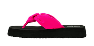 YOU GO GIRL CORKY PINK SANDALS
