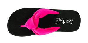 YOU GO GIRL CORKY PINK SANDALS