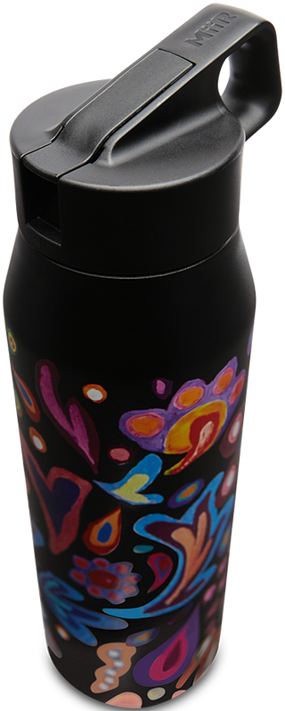 CONSUELA 32 OZ WIDE MOUTH WATER BOTTLE SOPHIE STRAW LID