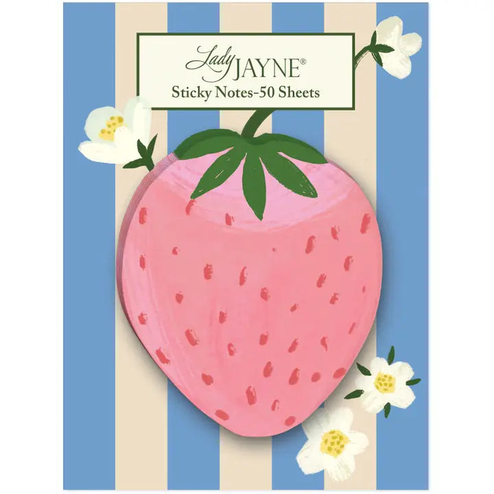 Fruit and Fleur Strawberry Sticky Notes