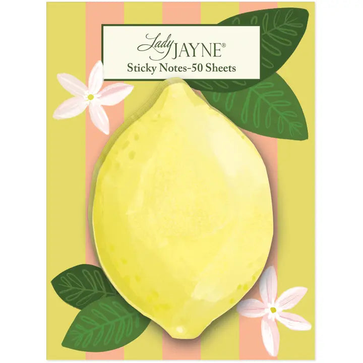 Fruit and Fleur Lemon Sticky Notes