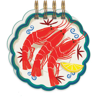 Mediterranea Prawns Spiral Notepad