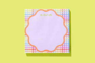 On That Note" - 100 Sheets-Square Notepad