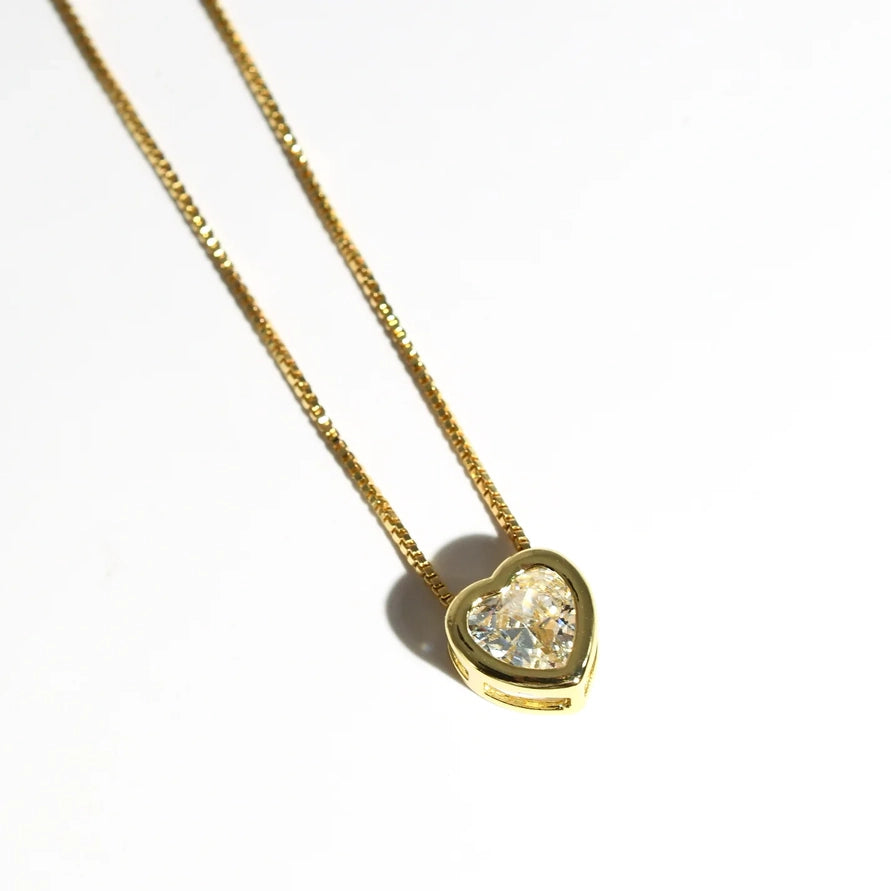 Tiny Love Necklace-GOLD