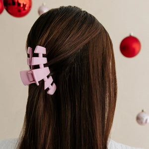 Merry Pinkmas Classic Hair Clip | Medium