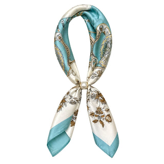 Ready To Wear Magnetic Scarf-  Style 42 TEAL