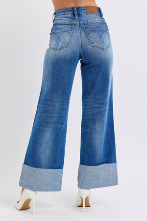 CIERRA HW RETRO WIDE LEG W/CUFF