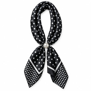 Ready To Wear Magnetic Scarf-EL POLKA DOT #3