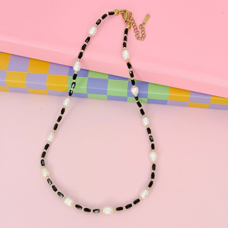 Bead Chic Necklace-black