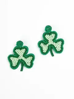 CLOVER BEADED EARRINGS