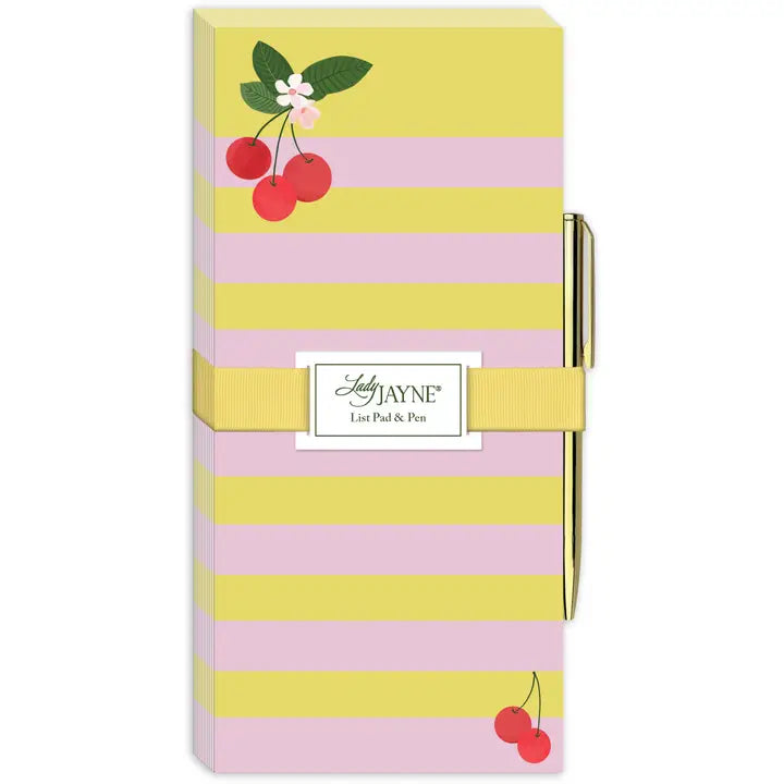 Cherries Magnetic Notepad