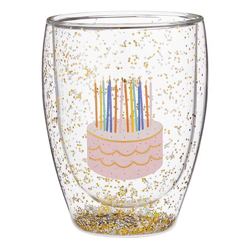 Birthday Cake Wine Glass