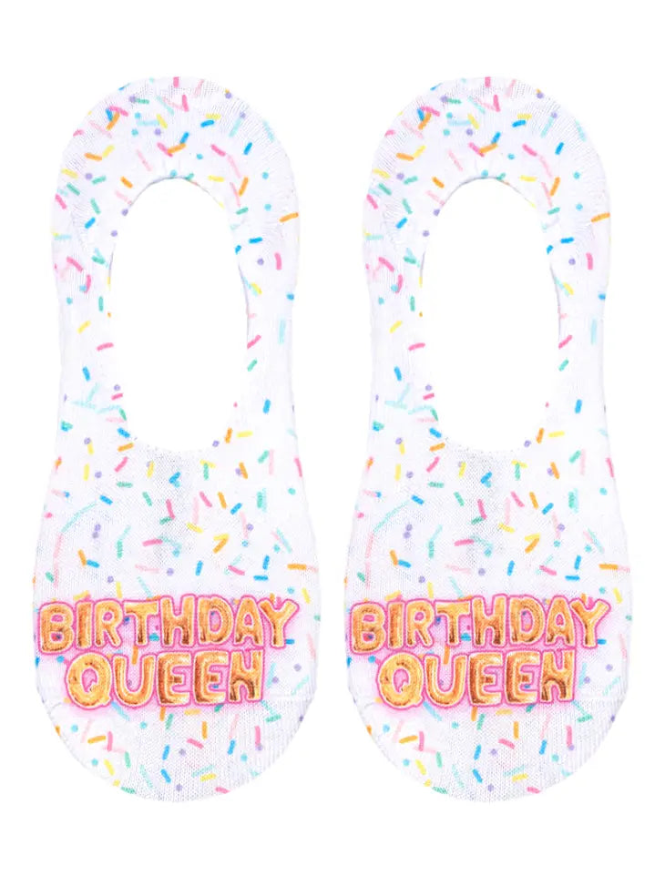 Birthday Queen Liner socks