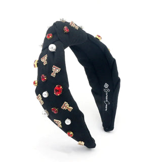 BLACK TEXAS TECH LOGO HEADBAND