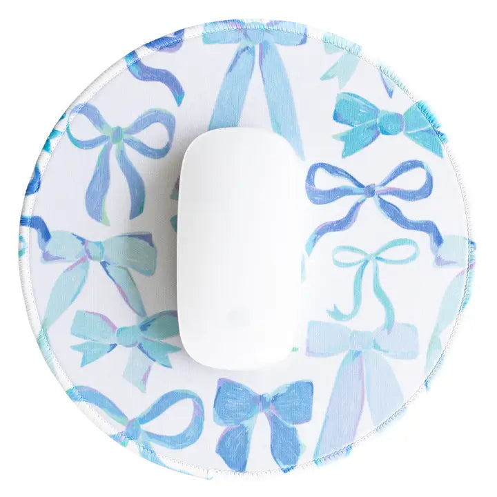 Blue Bows Mousepad