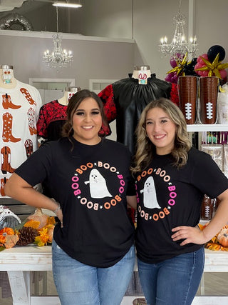 BOO GHOST HALLOWEEN TEE